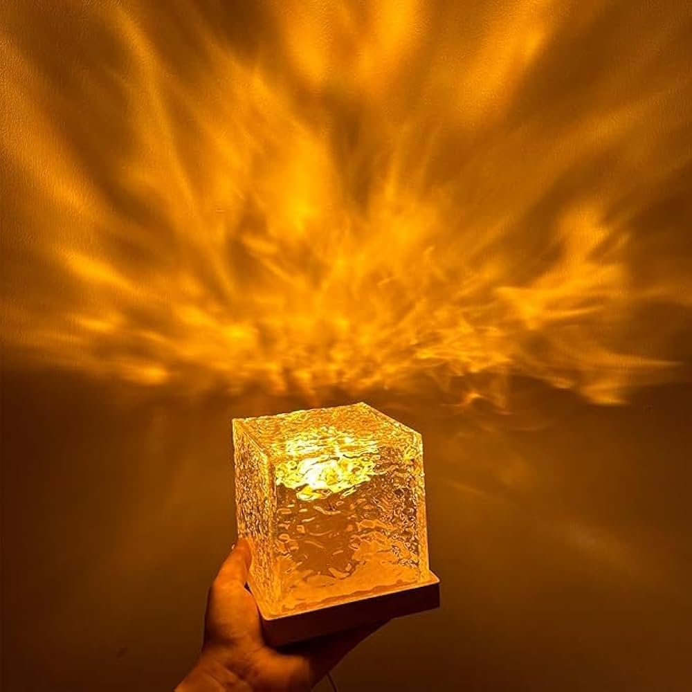 Ocean Wave Lamp – USB Night Light with Multicolor LED & Remote