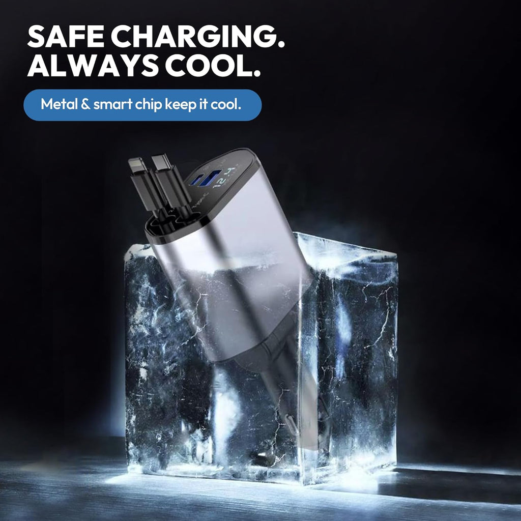 120 Volt Car Retractable Charger