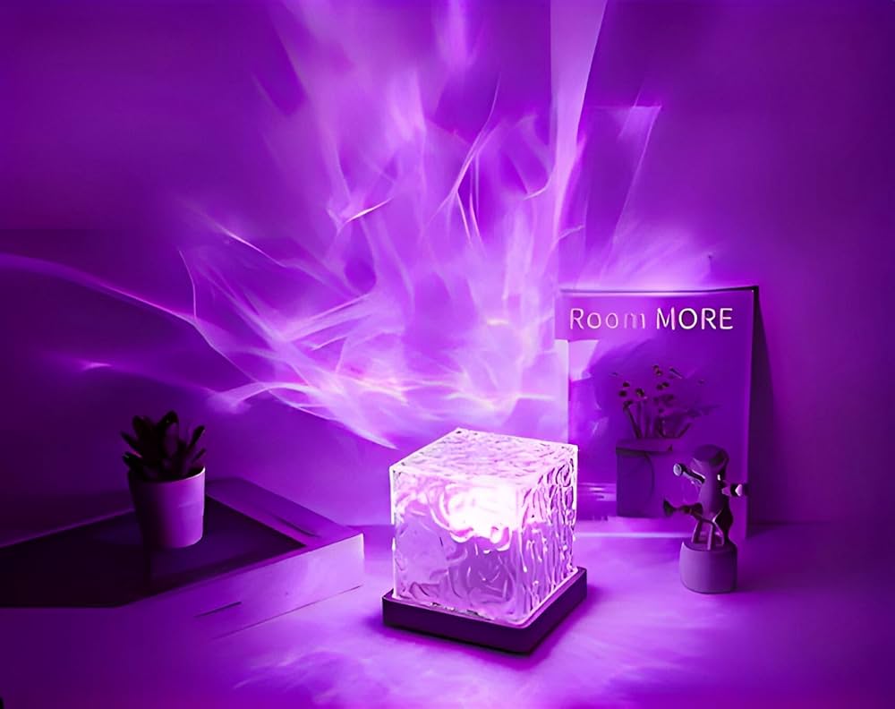 Ocean Wave Lamp – USB Night Light with Multicolor LED & Remote