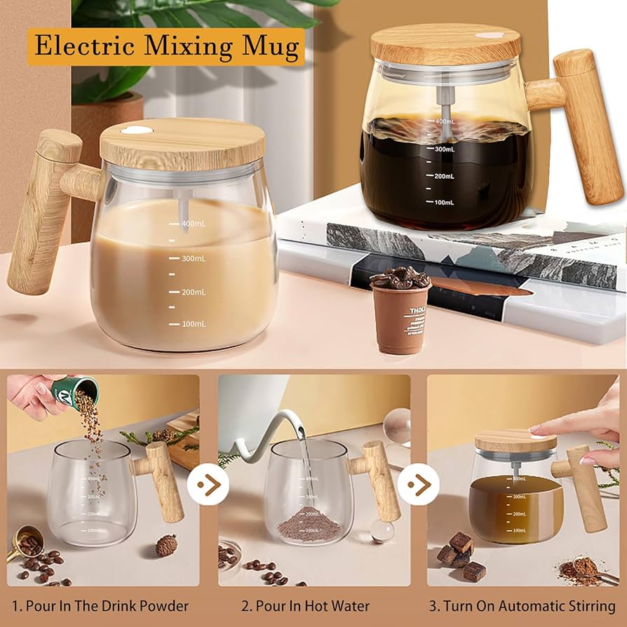 Electric Self-Stirring Mug