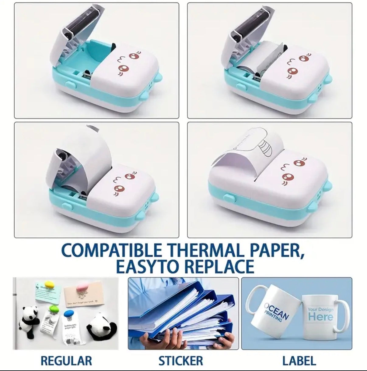 Mini Pocket Photo Printer