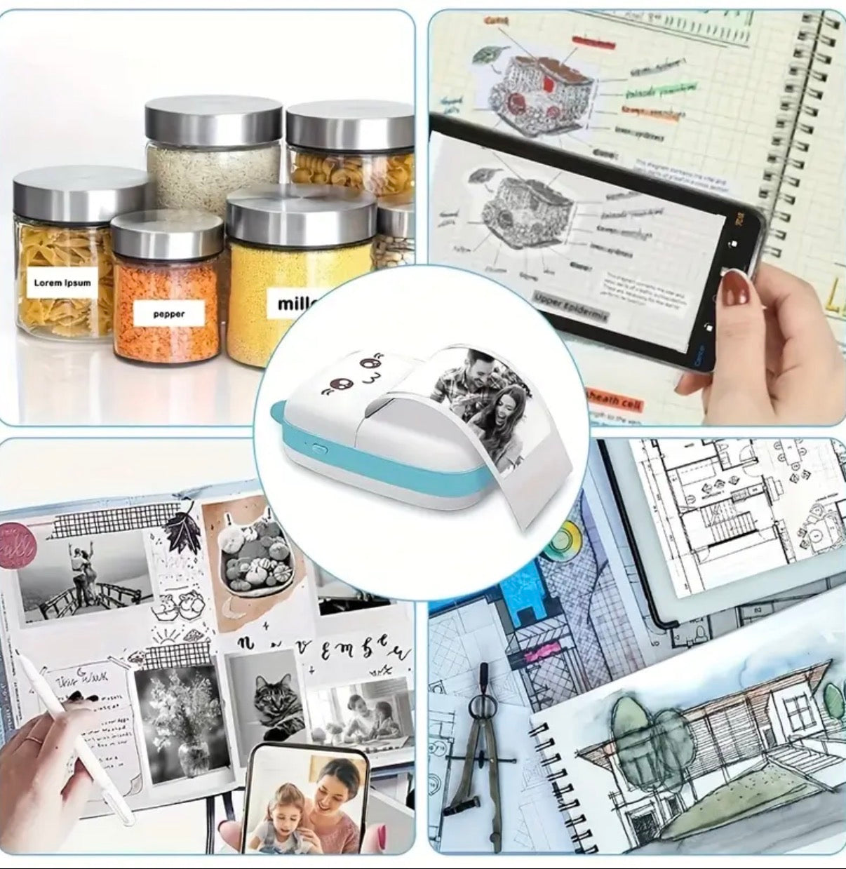 Mini Pocket Photo Printer